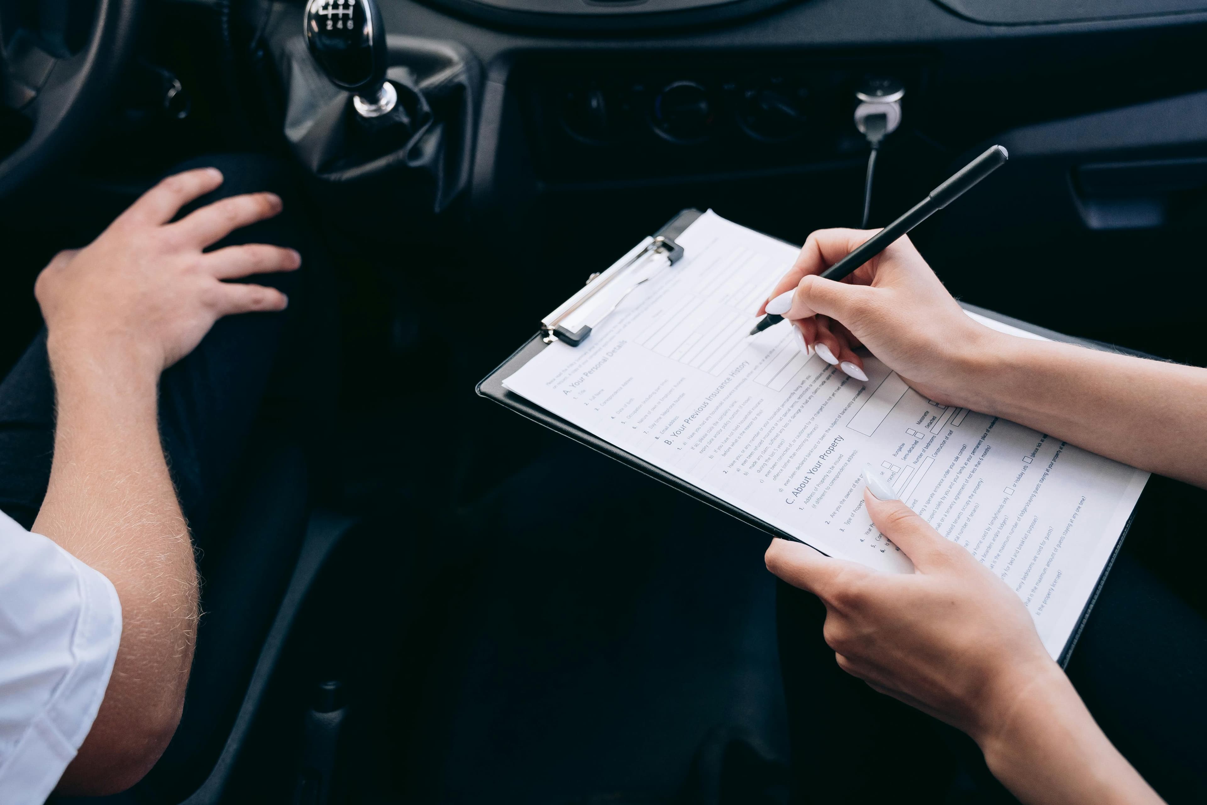 Car on an open highway representing auto insurance