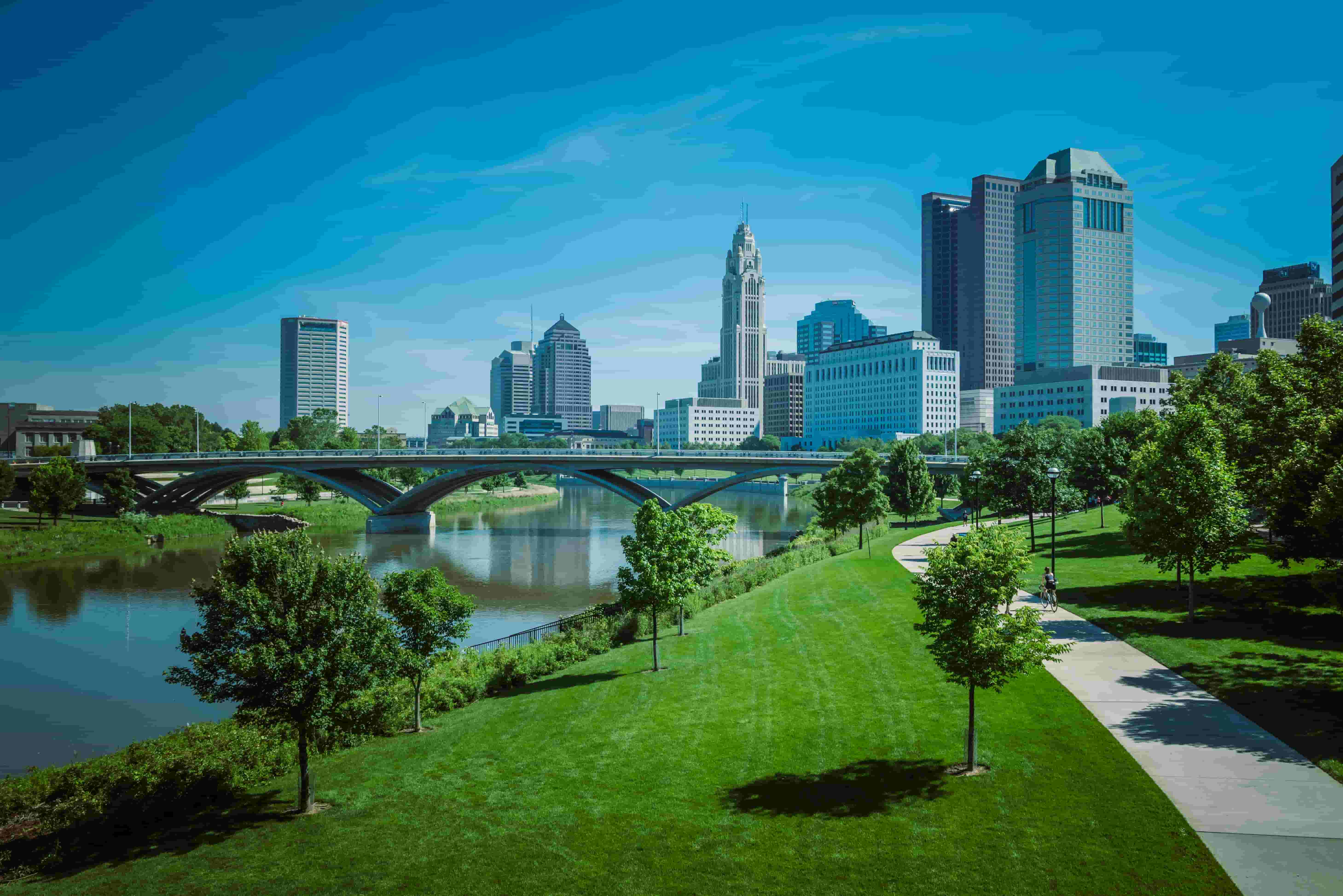 Columbus, Ohio in Franklin County
